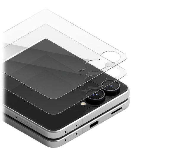Ringke Cover Display Pro 2-Pack do Galaxy Z Flip 8 Clear - 1571591 - zdjęcie 3